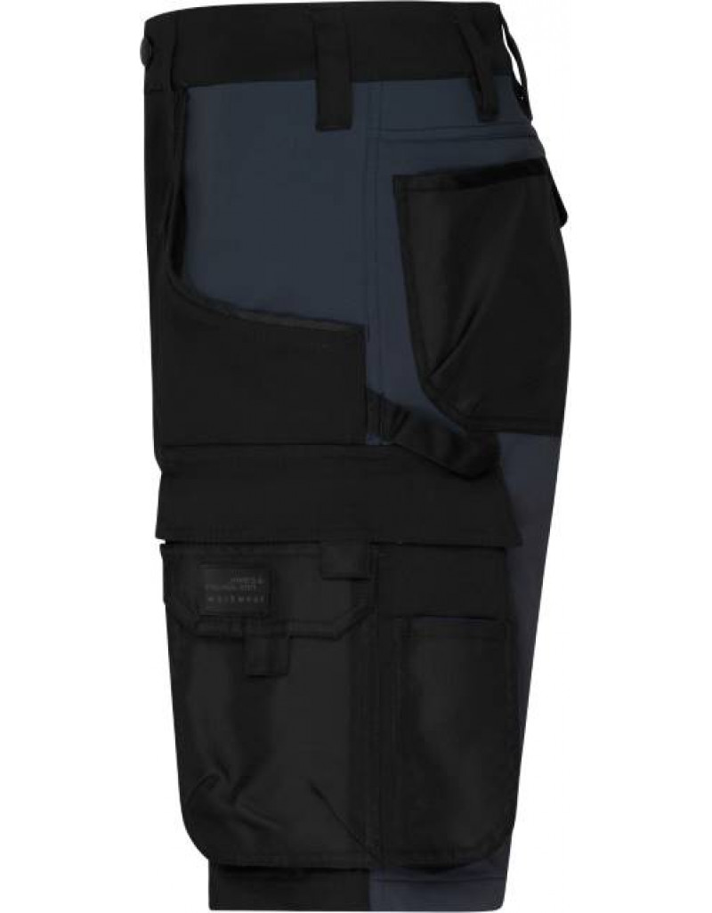 Pantaloni scurți elastici Bermuda de lucru „Slim Line”